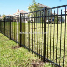 Professional curved metal fencing / modular fencing system / fence post sleeve